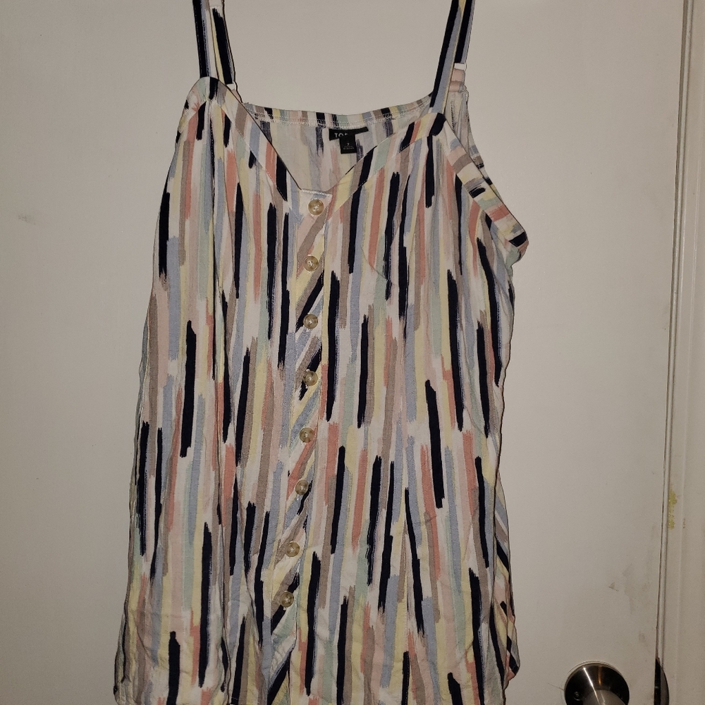 Torrid size 2 striped tank